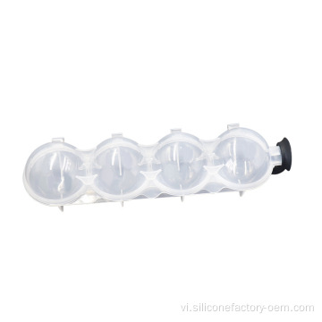 Vũ khí 4 lỗ Whiskey Ice Ball khuôn 2,2 inch